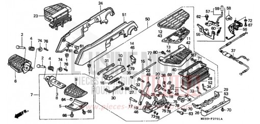 STUFE (GL1500SEP/SER/SES/SET) GL1500SES de 1995